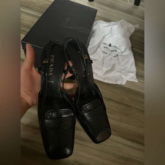 Vintage Prada slingback heels - Picture 2 of 5